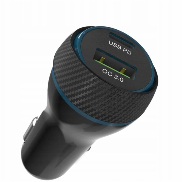 Adam Elements nabíječka do auta OMNIA C1+ 45W PD/QC - Black