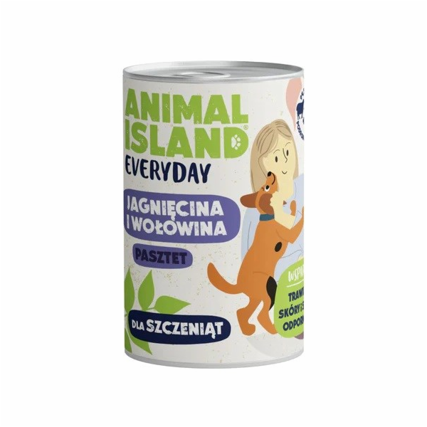 ANIMAL ISLAND Everyday Beef and lamb for puppies - vlhké ...