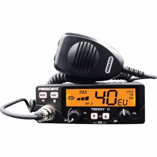 President CB rádio TEDDY II+ ASC VOX 12/24V AM/FM