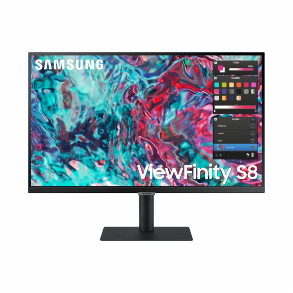SAMSUNG ViewFinity S8 S27B800TGU, LED monitor
