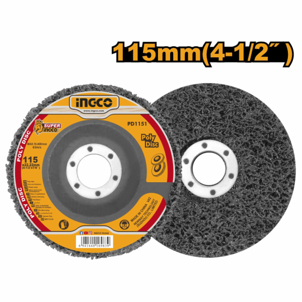 Ingco kotouč brusný poly 115 mm 
