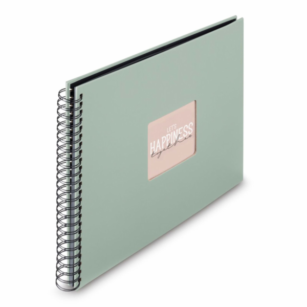 Hama "Fine Art" Spiral Salbei 36x32 50 schwarze Seiten   ...