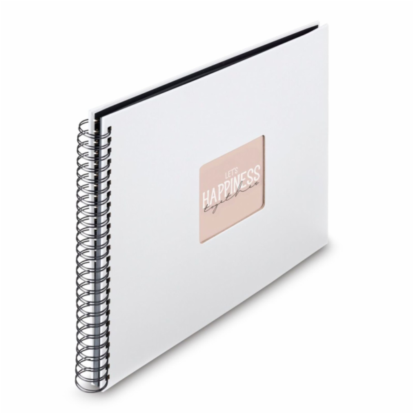 Hama "Fine Art" Spiral weiß 36x32 50 schwarze Seiten    9847