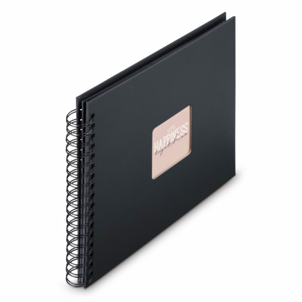 Hama "Fine Art" Spiral NewBlack 28x24 50 schwarze Seiten ...