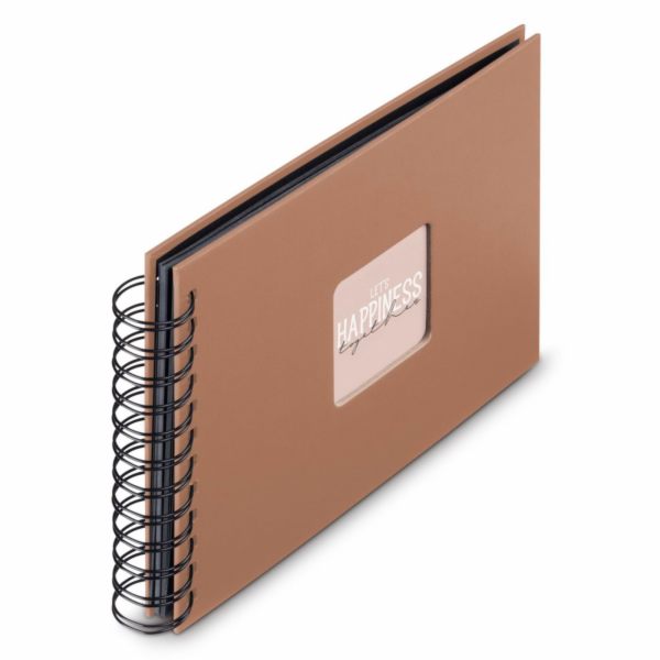 Hama "Fine Art" Spiral Mousse 24x17 50 schwarze Seiten   ...