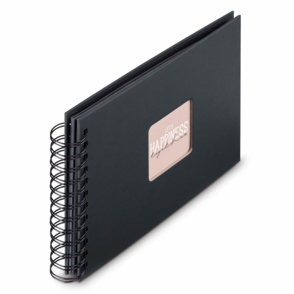 Hama "Fine Art" Spiral NewBlack 24x17 50 schwarze Seiten ...