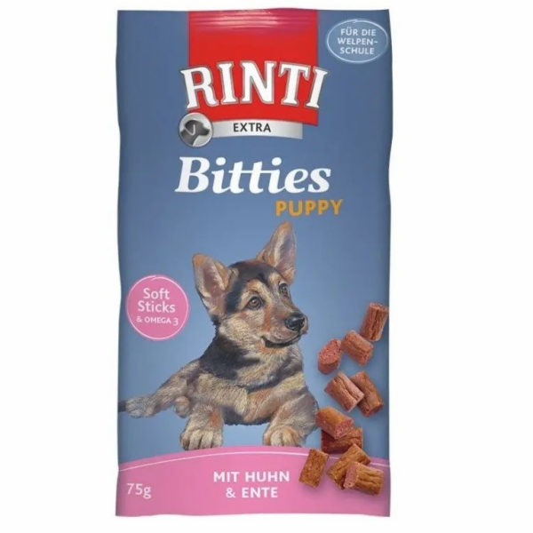 RINTI Bitties Puppy Chicken with duck - pamlsek pro psa -...