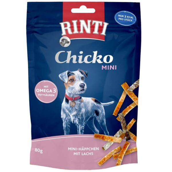 RINTI Chicko Mini Chicken and salmon - pamlsek pro psa - 80g
