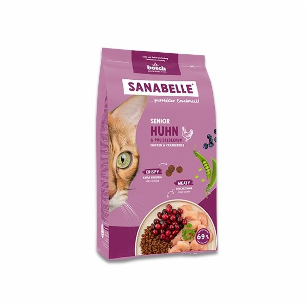 BOSCH Sanabelle Life Senior chicken & cranberries - suché...