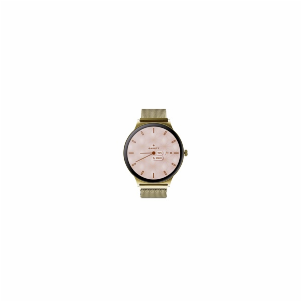 Garett Smartwatch Verona 2 zlatá, gold MESH steel