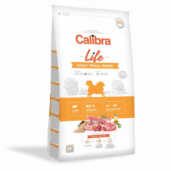 CALIBRA Dog Life Adult Small Breed Lamb - suché krmivo pr...