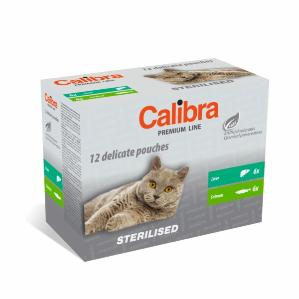 CALIBRA Cat Premium Sterilised - mokré krmivo pro kočky -...