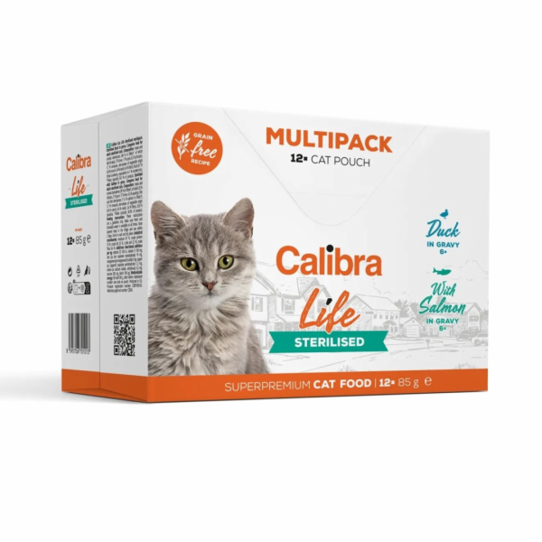 CALIBRA Cat Life Sterilised - mokré krmivo pro kočky - 12...