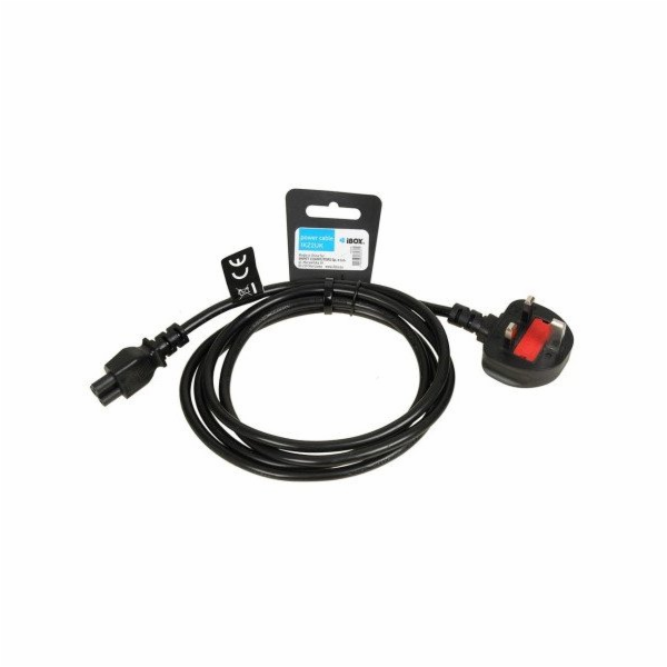iBOX napájecí kabel pro notebooky (jetel) VDE 1.8m UK zás...