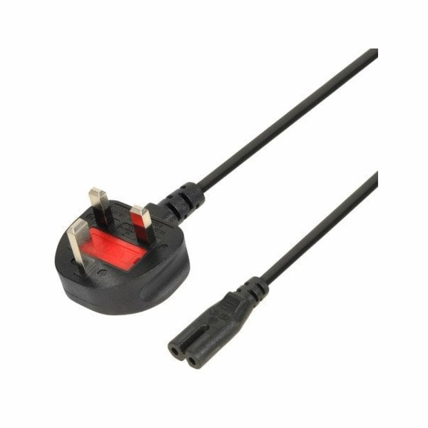 iBOX Euro 2-PIN napájecí kabel Audio-RTV VDE 1,8 m UK zás...