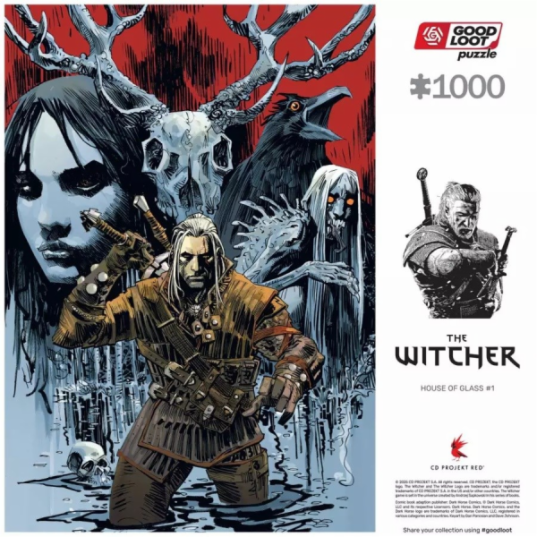 Puzzle Good Loot Comic Book - Zaklínač: Skleněný dům 1000...