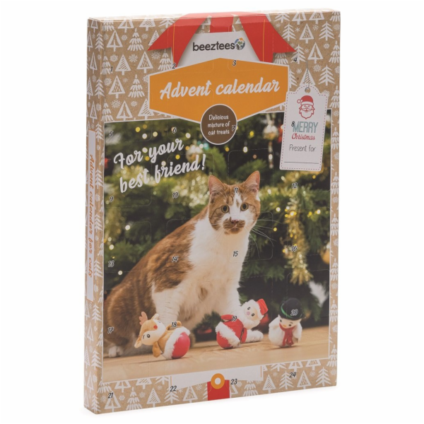 Beeztees PURR Adventní kalendář pro kočky 100g