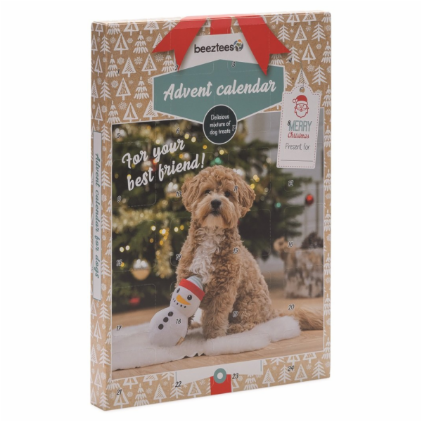 Beeztees PAW Adventní kalendář pro psy 100g