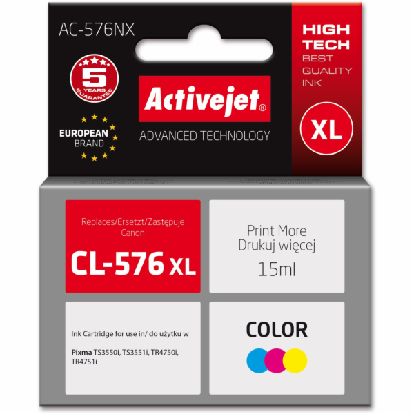 Activejet AC-576NX inkoustová náplň 1 kusů Kompatibilní V...
