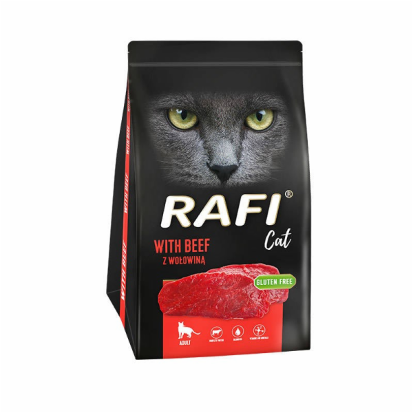 RAFI Cat with beef - suché krmivo pro kočky - 1,5kg