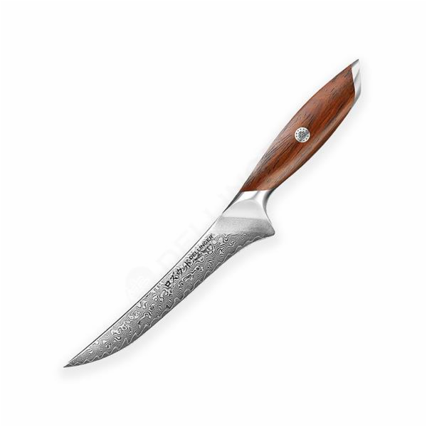Dellinger&nbsp;Nůž&nbsp;vykosťovací&nbsp;Boning&nbsp;190&nbsp;mm&nbsp;Rose&nbsp;Wood&nbsp;Damascus®