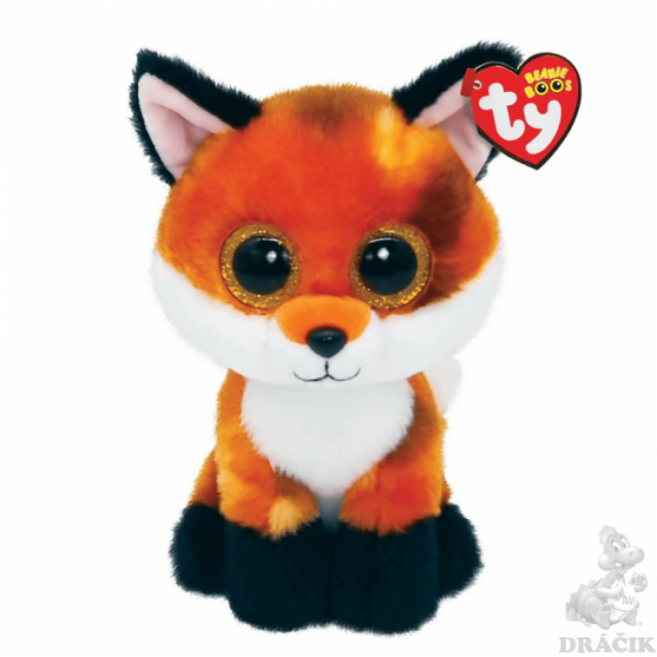 TY Beanie Boos MEADOW oranžová liška 15 cm