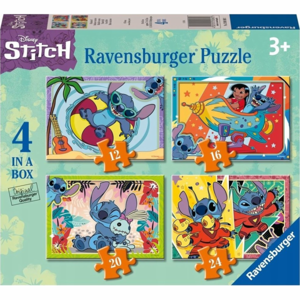 Ravensburger Puzzle 4v1 Disney Stitch