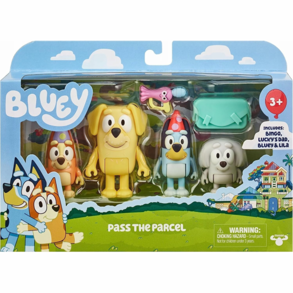 Tm Toys TMT MODRÁ figurka, doprava, 4 kusy, BLU17558 75583