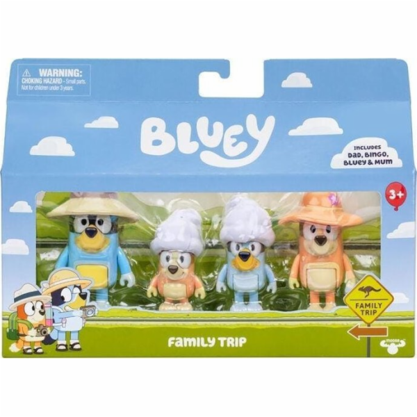 Tm Toys TMT BLUey Rodinný výlet 4balení BLU17654 76542