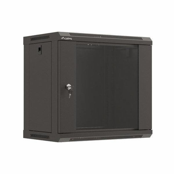 Lanberg WF03-5309-10B 9U Rack Nástěnná skříň Černá