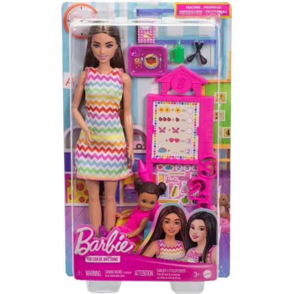 Mattel Panenka Barbie s motivem Kariéra učitelky (JCR76) od