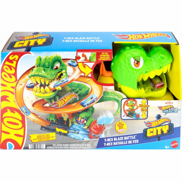 Mattel HW rinkinys "Dinosaurs gaisrineje" (JBM73)