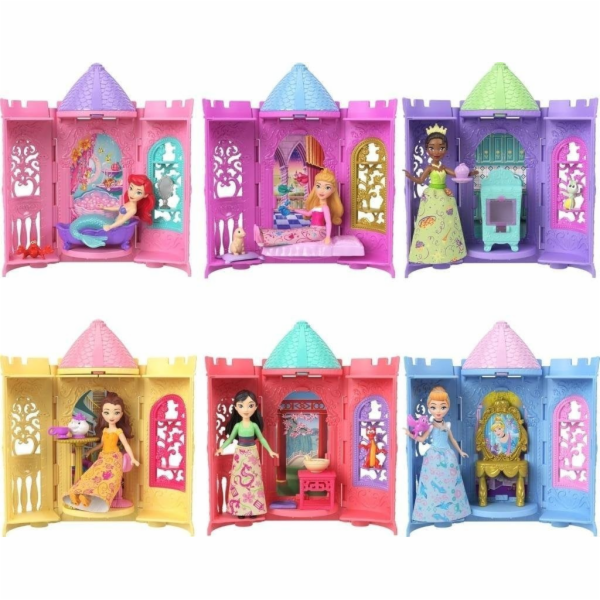 Mattel Disney Princezna Překvapivá věž s panenkou Mix