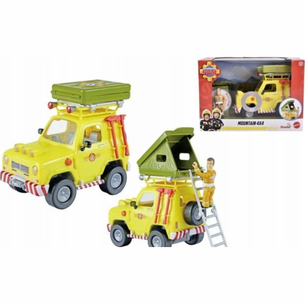 Simba Hasič Sam džíp 4x4 se stanem 925-2653