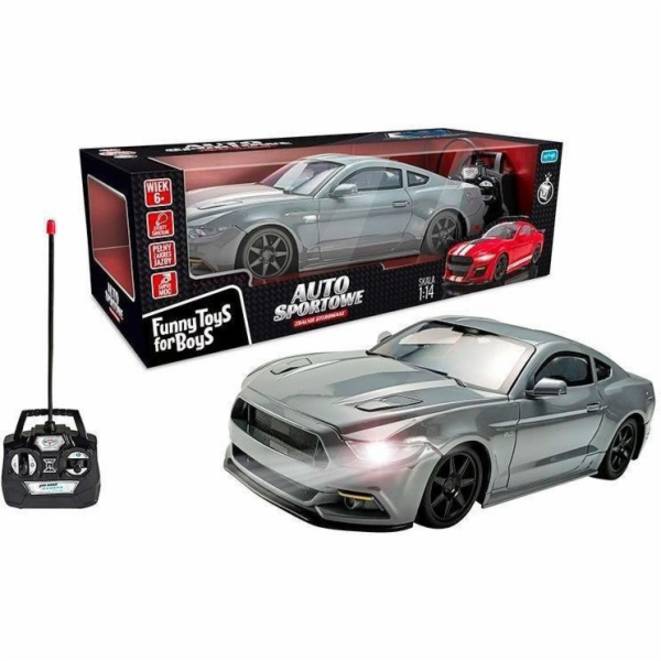 Artyk Stříbrné sportovní auto na dálkové ovládání