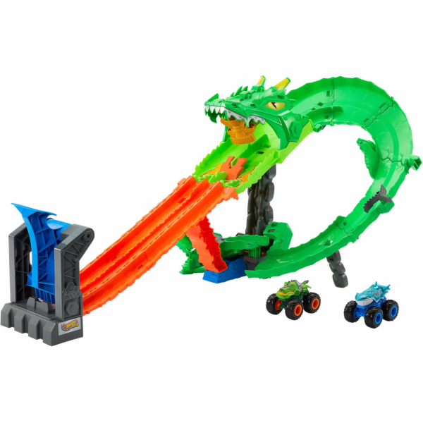 Mattel Sada HW MT Dragon Race s autíčky JFR06/2