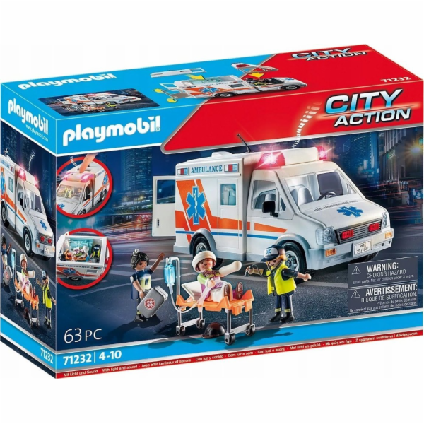 Playmobil Playmobil City Akční sanitka 71232