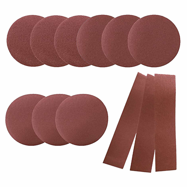 Scheppach sada kulatých brusných papírů a pásů pro BTS 800