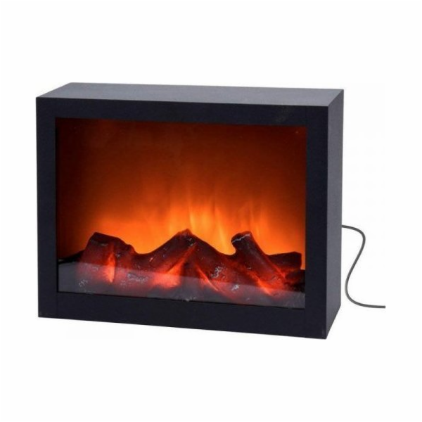 HOMESTYLING Elektrický krb s LED plameny 29x23cm KO-ADA10...