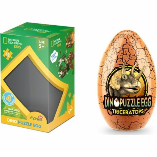 Cubic Fun 3D puzzle od National Geographic - Triceratops