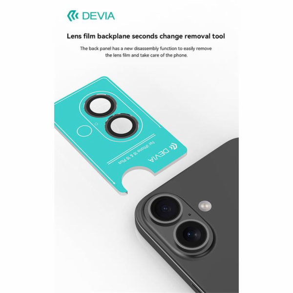Devia Peak Series Lens Protector pro iPhone 16/16 Plus - ...