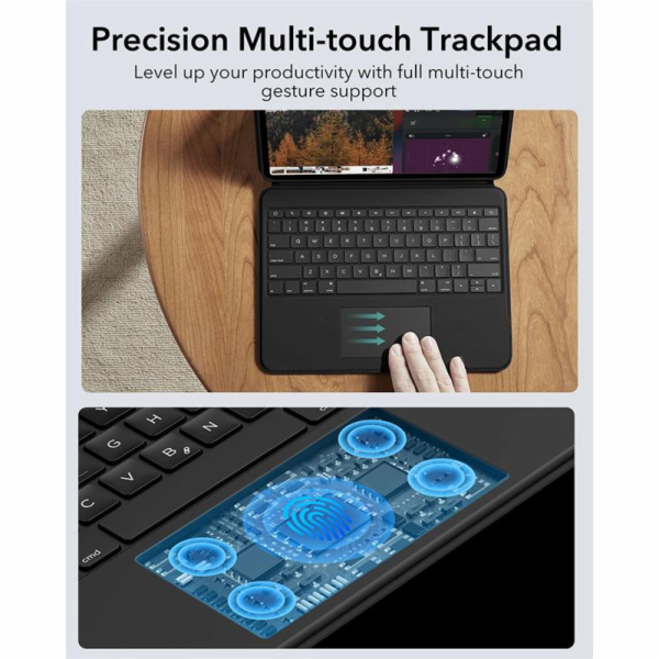 ESR klávesnice Ascend Keyboard Case pro iPad Pro 11" M4 2...