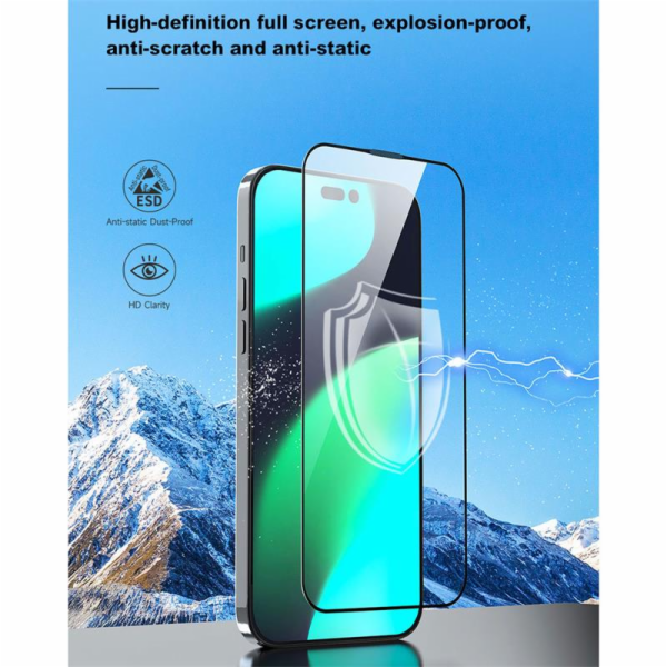 Deví ochranné sklo Van Series Anti-Static pro iPhone 14 P...