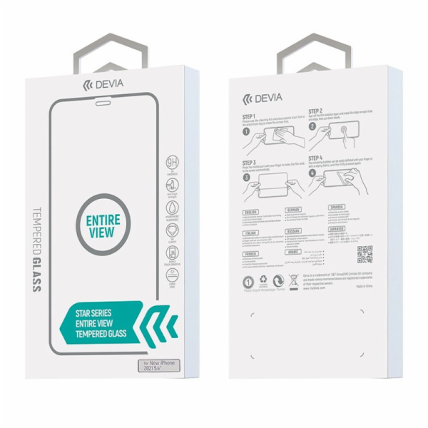 Deví ochranné sklo Star Series Entire View pro iPhone 13 ...