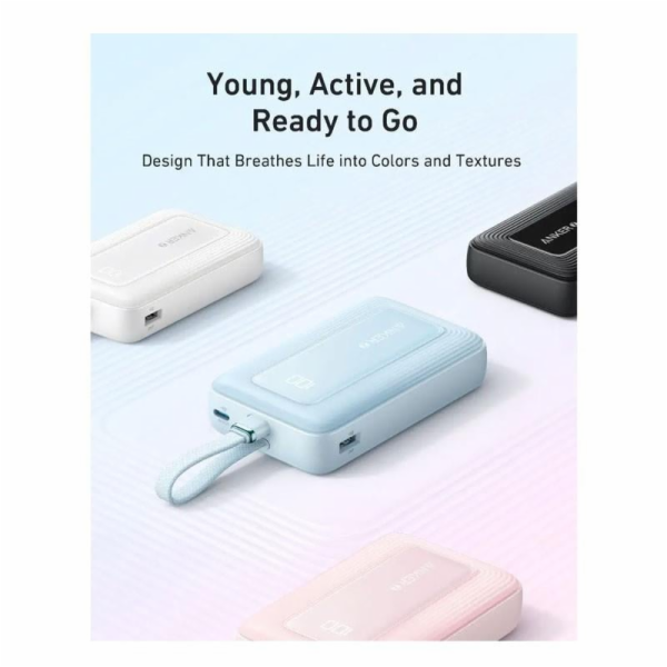 Přenosná nabíječka Anker A1689H11, 20000 mAh, 30 W, černá