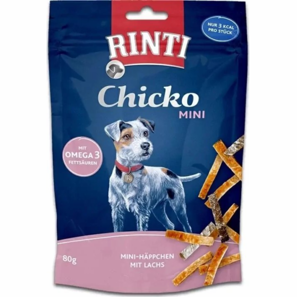 RINTI Chicko Mini Chicken and salmon - pamlsek pro psa - 80g