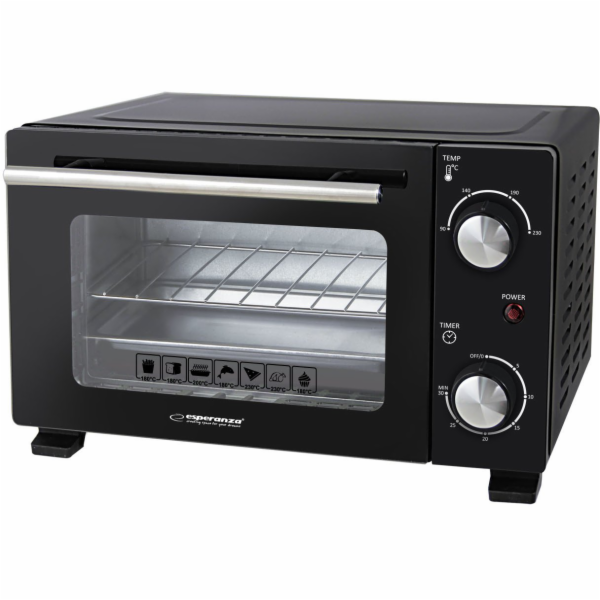 Esperanza EKO007N Mini trouba 10 l 800 W černá