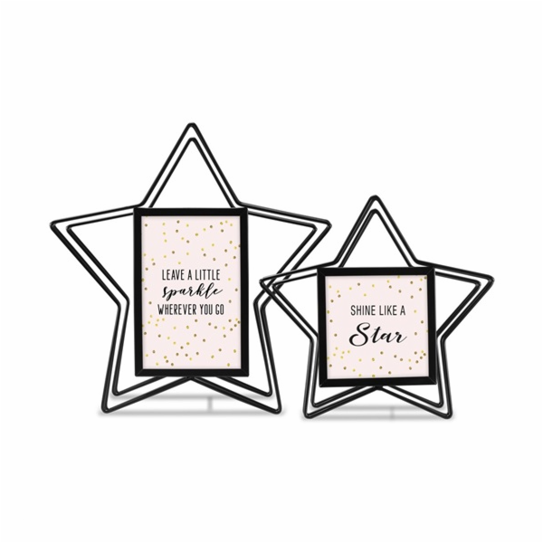 Hama Sada 2 rámů 10x10 a 10x15 stella černá