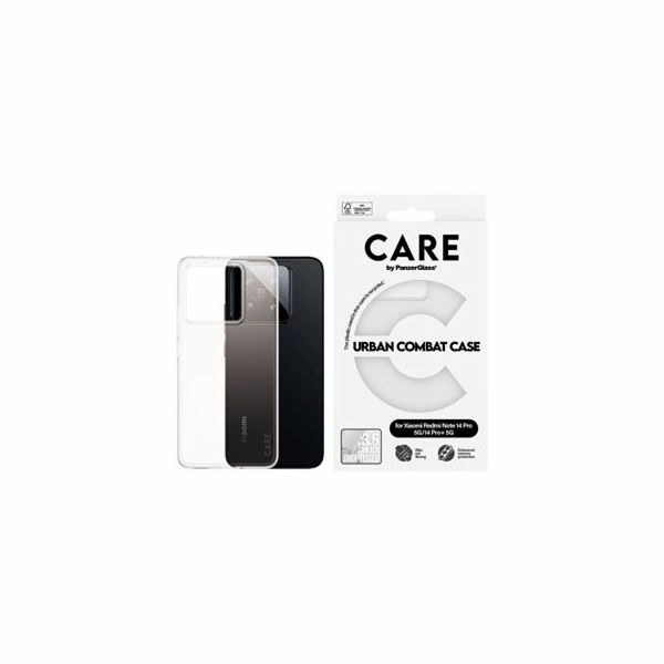 PG CARE Xiaomi Redmi Note 14 Pro/+ 5G Urban Combat clear