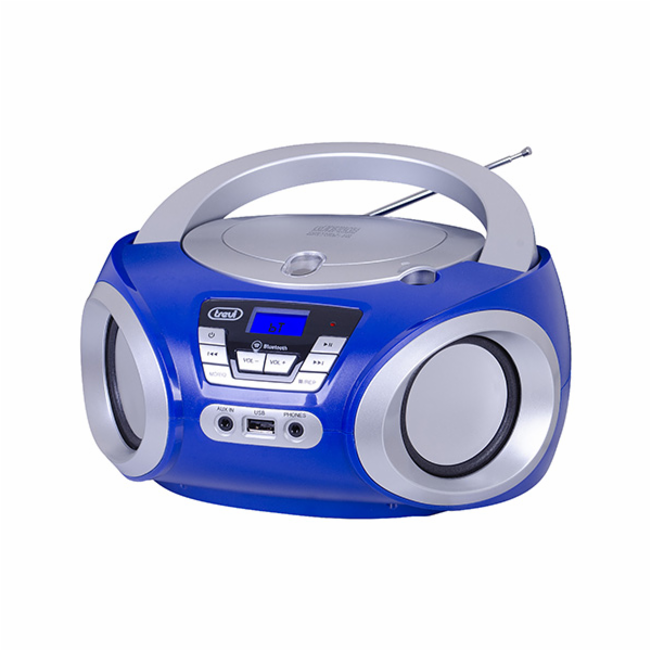 Trevi CMP54404 modrý rádiový přehrávač
